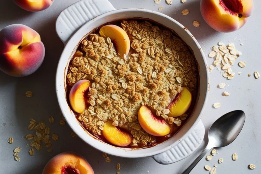 Peach Crumble