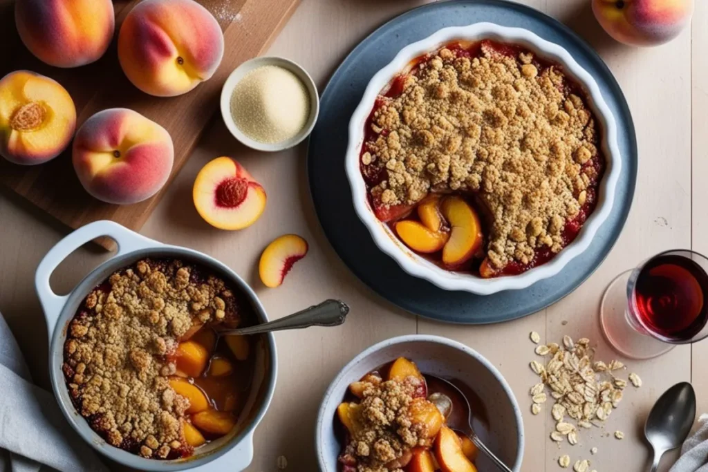 Peach Crumble