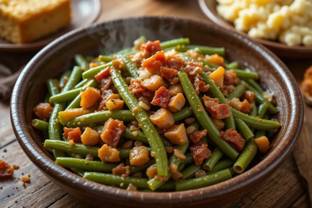 Can Green Beans Recipe with Bacon