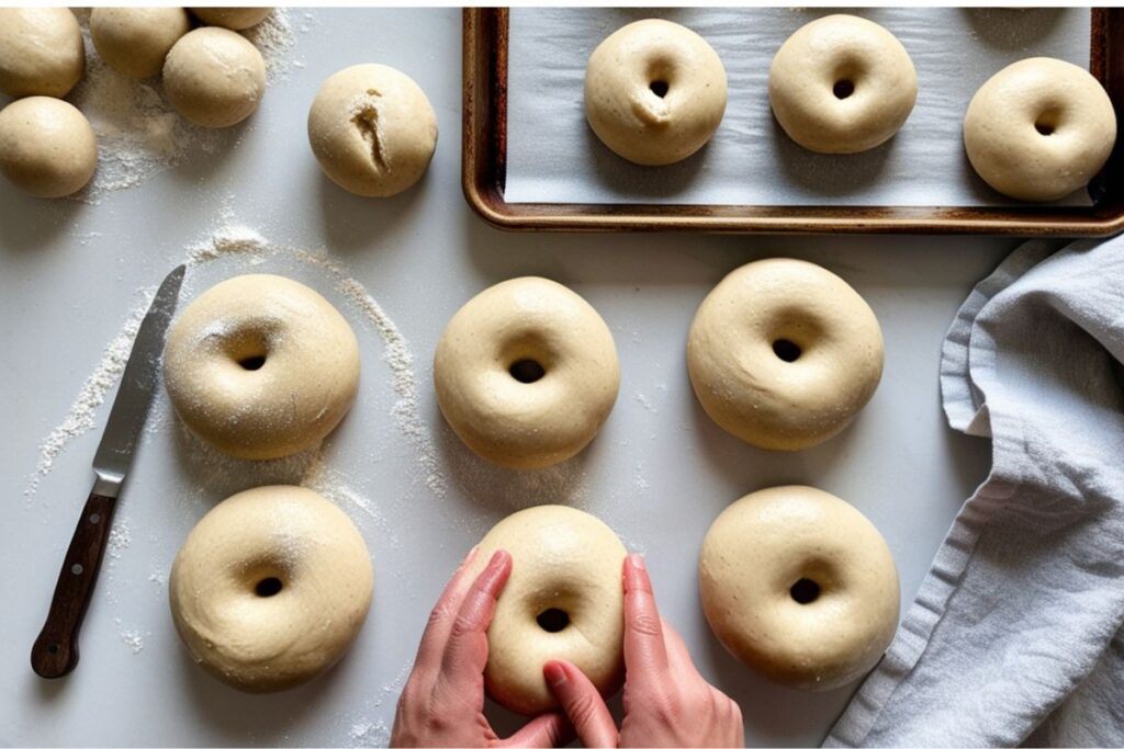 sourdough bagels