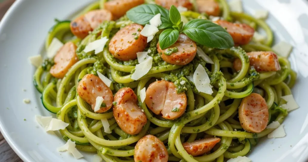 Pesto Langostino Zucchini Recipes